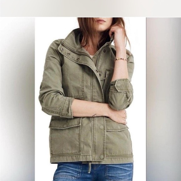Madewell Jackets & Blazers - Madewell Women's Olive Green Utility Jacket - XXS 🫒